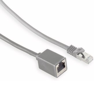 S-Impuls S/FTP CAT7 Netzwerkkabel Verlängerung | LSZH | Grau | 0,50 m