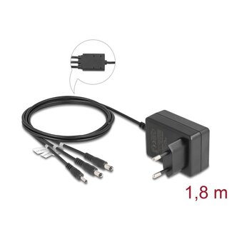DeLOCK Delock Externes Netzteil DC 3,5x1,35 mm, 5,5x2,1 mm, 5,5x2,5 mm 5 V / 2 A / 10 W