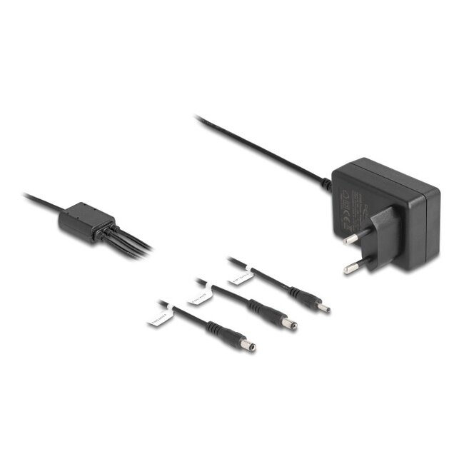 Delock Externes Netzteil DC 3,5x1,35 mm, 5,5x2,1 mm, 5,5x2,5 mm 5 V / 2 A / 10 W