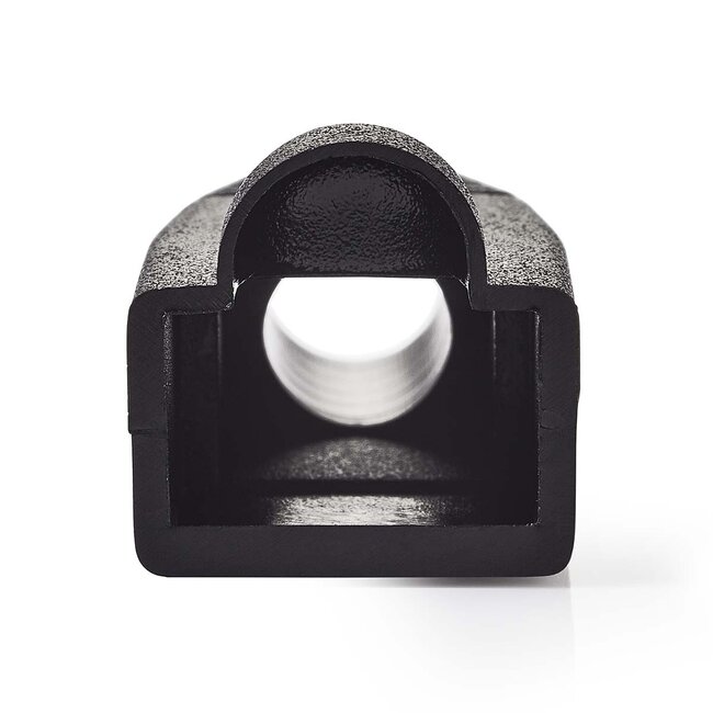 Nedis RJ45 Netzwerkstecker Hülle | Kabel bis 6mm | 10 Stück | Schwarz