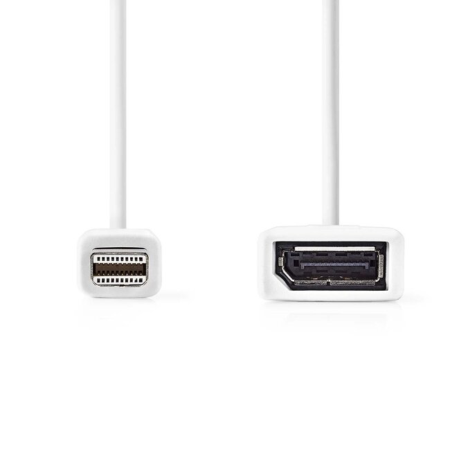 Nedis Mini DisplayPort zu DisplayPort Adapter | 4K 60Hz | 0,20 m