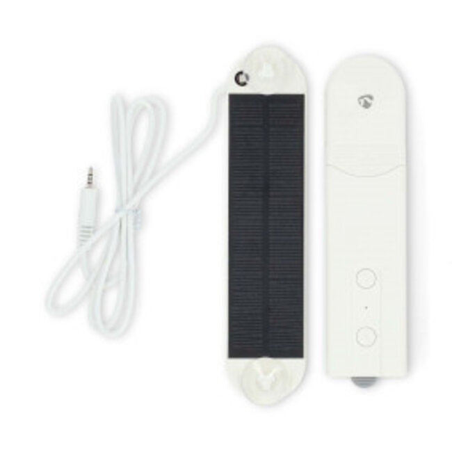 SmartLife Gardinenroboter | Kabelsystem | Paneel-, Roll- & Faltrollos | Solar & USB | 2000 mAh | Bluetooth® | Weiß