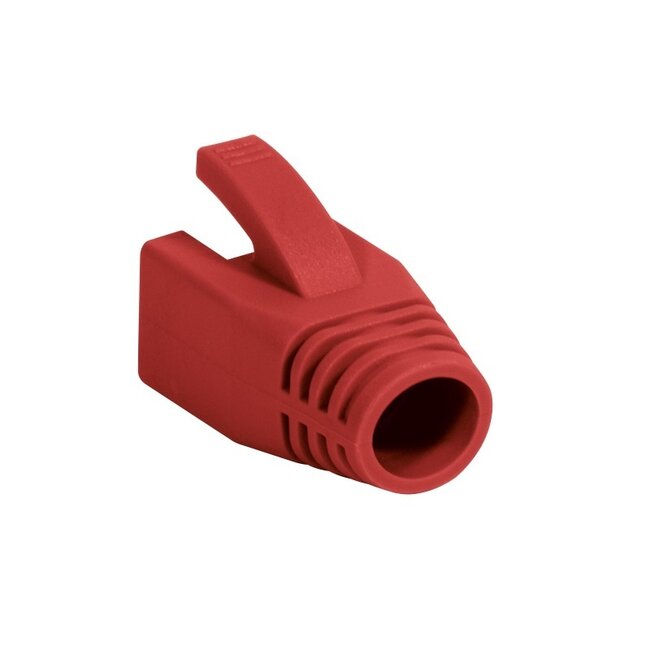 RJ45 Netzsteckergehäuse | Kabel bis 8mm | 50 Stück | Rot