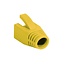 RJ45 Netzwerkstecker Hülle | Kabel bis 8mm | 50 Stück | Gelb