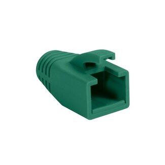 LogiLink RJ45 Netzwerkstecker Hülle | Kabel bis 8mm | 50 Stück | Grün