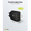 Goobay Heimladegerät 1x USB-C PD + 1x USB-A GaN 45W Schwarz