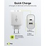Goobay Heimladegerät 1x USB-C PD + 1x USB-A GaN 45W Weiß