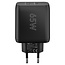 Goobay Heimladegerät 65W mit 1x USB-C PD & 1x USB-A, GaN, Schwarz