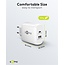 Goobay Heimladegerät 65W GaN mit 1x USB-C PD & 1x USB-A, Weiß