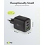 Goobay Nano Heimladegerät 65W 2x USB-C PD + 1x USB-A QC GaN Schwarz