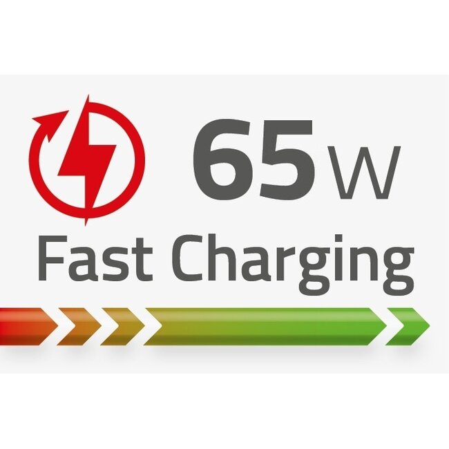 Goobay Nano Heimladegerät 65W 2x USB-C PD + 1x USB-A QC GaN Schwarz