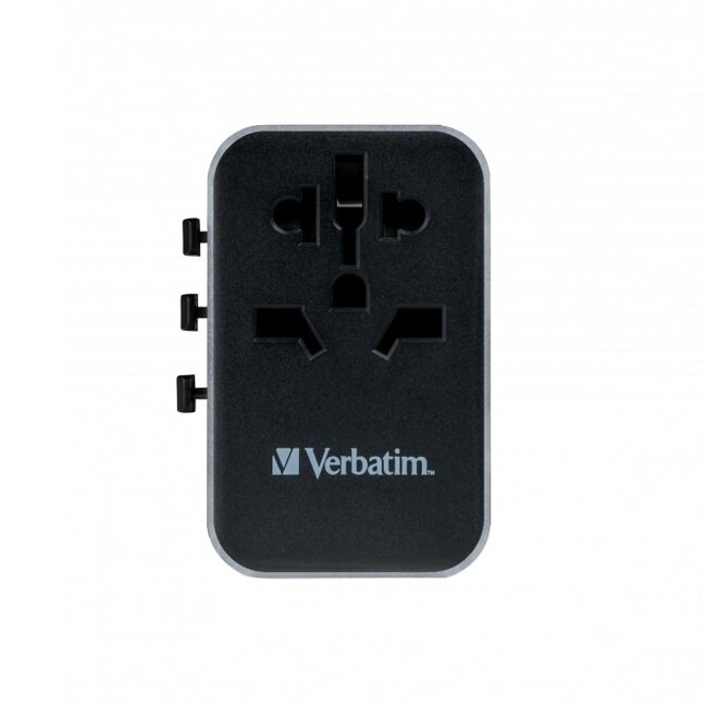Verbatim UTA-04 Universal Reiseadapter | 3x USB-A + 2x USB-C | 61W