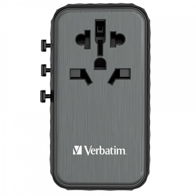 Verbatim UTA-06 Universal Reiseadapter | 2x USB-A + 2x USB-C | 100W | GaN