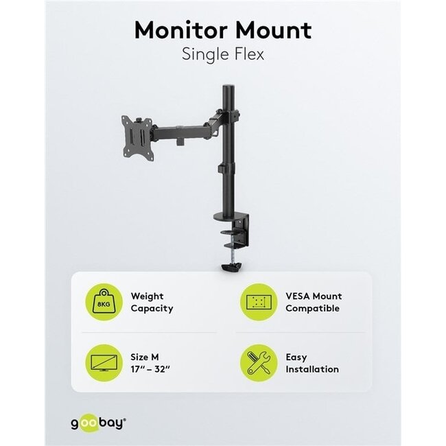 Goobay Monitorhalterung bis 32 Zoll | Full Motion
