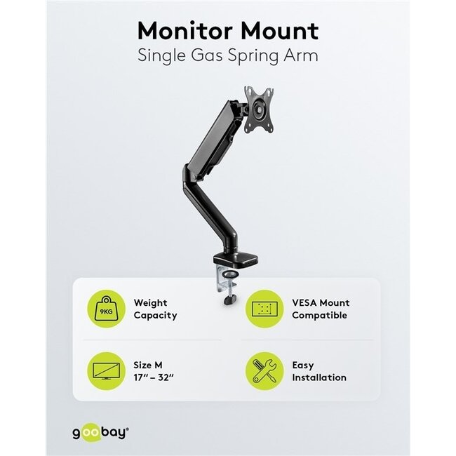 Goobay Monitorhalterung bis 32 Zoll | Interaktiv