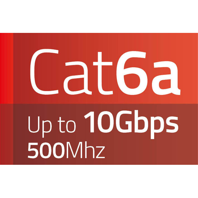 UTP CAT6a Slimline Netzwerkkabel | Winkelstecker unten / gerade | LSZH | Schwarz | 0,50 m