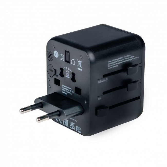 Verbatim UTA-01 Universal Reiseadapter | 2x USB-A | 12W