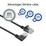 UTP CAT6a Slimline Netzwerkkabel | Winkel-/Gerade Stecker | LSZH | Schwarz | 0,25 m