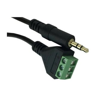 Universal 3,5mm Klinke (m) Stereo - Terminal Block Audiokabel | 0,30 m