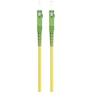 Goobay SC/APC Simplex FTTH Kabel | OS2 | Gelb | LSZH | 20 Meter