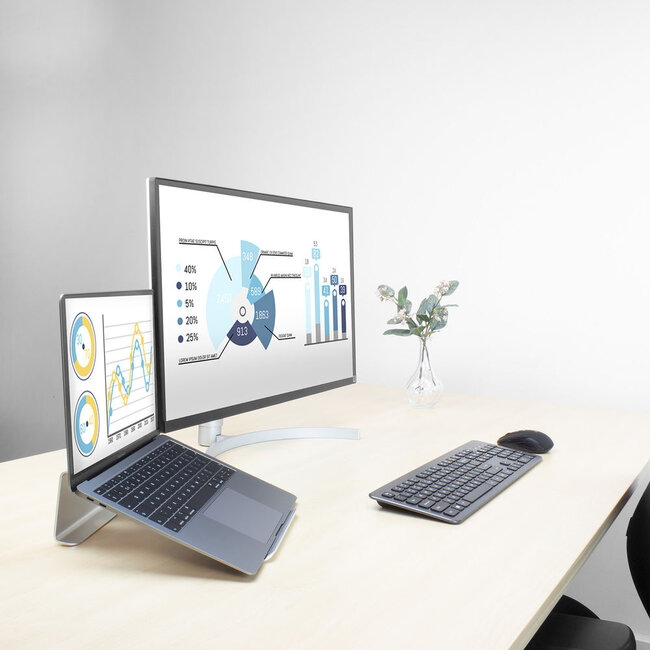 ACT Notebook-Ständer | bis 15,6 Zoll | niedrig | Aluminium