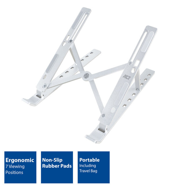 ACT Notebookständer | bis 15,6 Zoll | faltbar | Aluminium