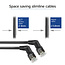 UFTP CAT6a Slimline Netzwerkkabel | 360° drehbar | Schwarz | 3 Meter