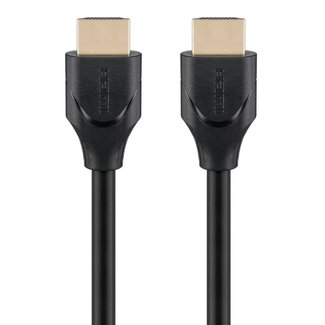 Goobay HDMI 2.1 Kabel 2m Schwarz | 8K 60Hz HDR | CCS Leiter