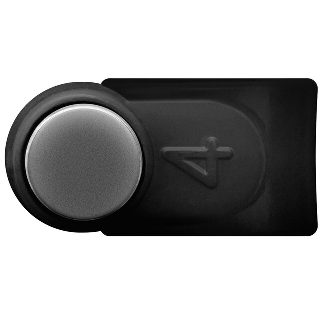 Goobay Kabelschellen mit Nagel | max. 4mm | 100 Stück | Schwarz