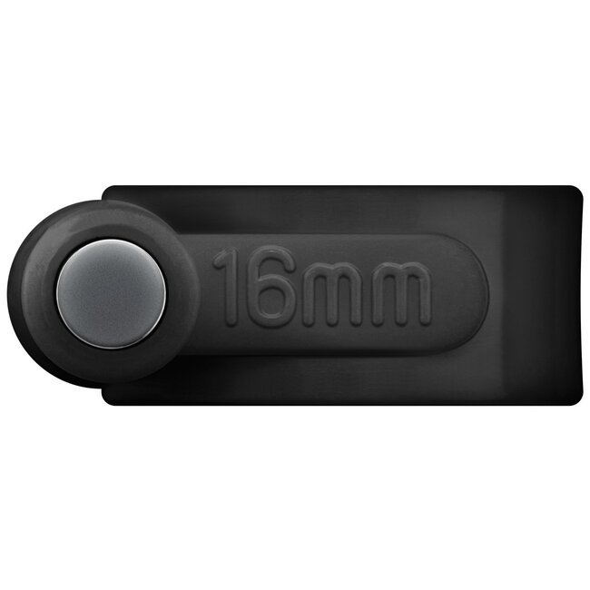 Goobay Kabelschellen mit Nagel | max. 16mm | 100 Stück | schwarz