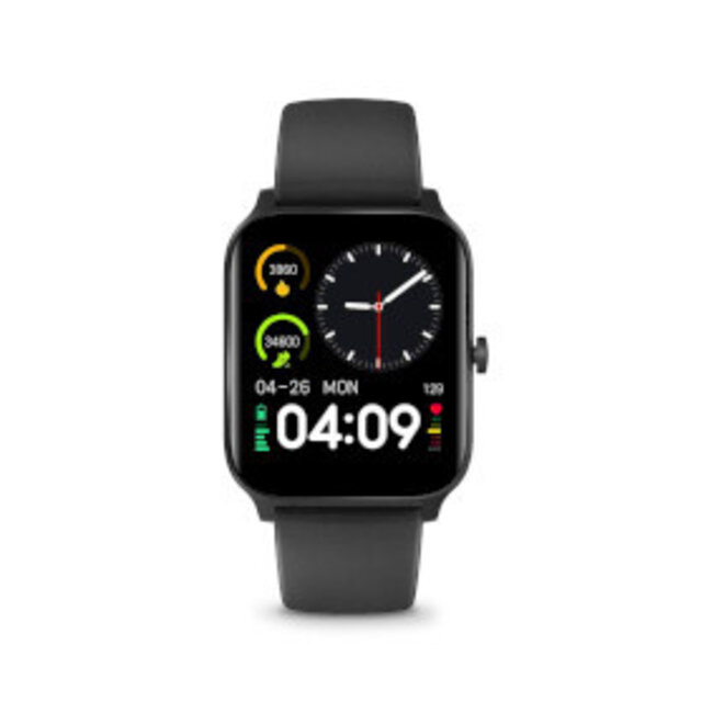 SmartLife Uhr | LCD | IP68 | 14400 Min. Akkulaufzeit | Android™ / iOS | Schwarz