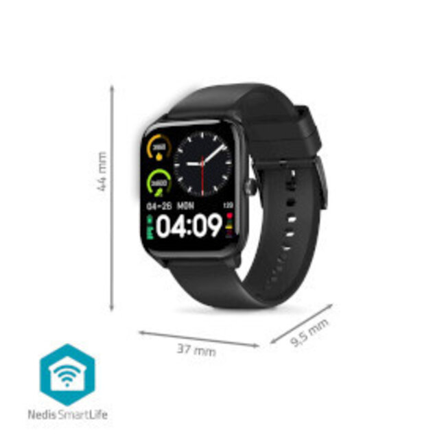 SmartLife Uhr | LCD | IP68 | 14400 Min. Akkulaufzeit | Android™ / iOS | Schwarz
