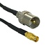 Koax IEC (m) - MCX (w) Adapterkabel | RG174 | 50 Ohm | 0,20 m