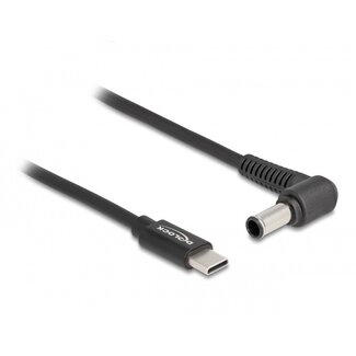DeLOCK USB-C auf Sony Notebook Ladekabel | 6,5 x 4,4mm (mit Pin) | 1,5 m