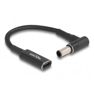 DeLOCK USB-C auf Sony Notebook Ladeadapter | 6,5 x 4,4mm (mit Stift) | 0,15 m