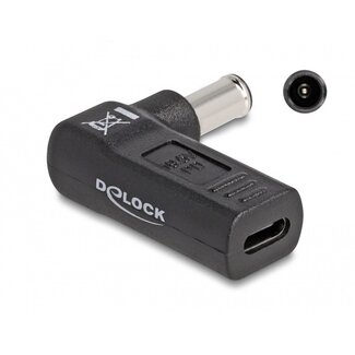 DeLOCK USB-C auf Sony Notebook Ladeadapter | 6,5 x 4,4mm (mit Stift)