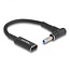USB-C auf HP & Compaq Notebook Ladeadapter | 4,5 x 2,8mm (mit Pin) | 0,15 m