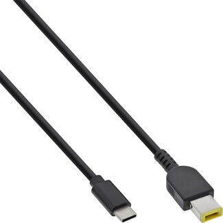InLine USB-C auf Lenovo Notebook Ladekabel | Slim Tip 11 x 4,5mm | 2 Meter