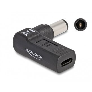 DeLOCK USB-C auf Dell Notebook Ladeadapter | 7,4 x 5,0mm (mit Stift)
