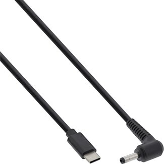 InLine USB-C auf ASUS & BenQ Notebook Ladekabel | 4,0 x 1,7mm | 2 Meter