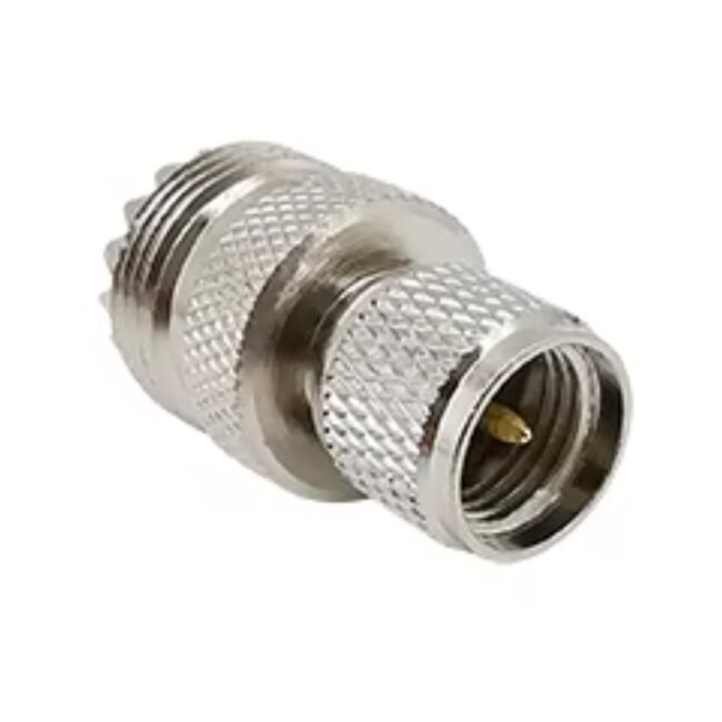 Mini UHF Stecker - UHF Buchse Adapter | 50 Ohm