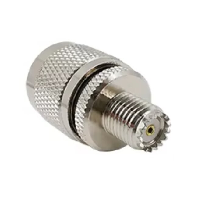 Mini UHF (w) - UHF (m) Adapter | 50 Ohm