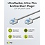 UFTP CAT6a Slimline Netzwerkkabel | LSZH | Grau | 0,50 m