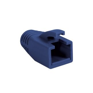 LogiLink RJ45 Netzsteckergehäuse | Kabel bis 8mm | 50 Stück | Blau