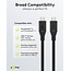 USB-C Kabel | USB 3.1 10 Gbps | PD 100W | 4K 60Hz | Schwarz | 2 Meter