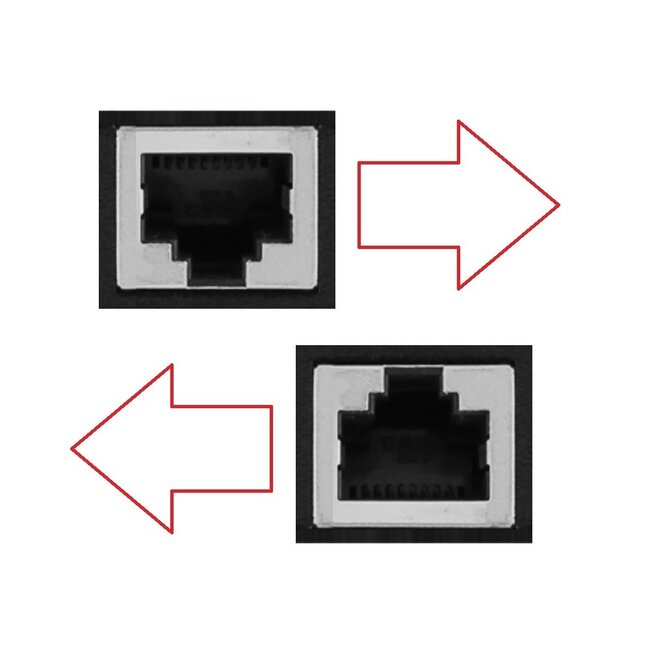 SFTP CAT8.1 Netzwerkkabel | recht/abgewinkelt rechts | LSZH | schwarz | 1 Meter