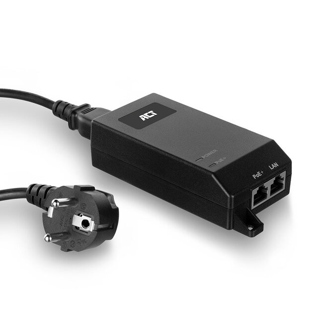 ACT Power over Ethernet (PoE/PoE+) Gigabit-Injektor | 30W