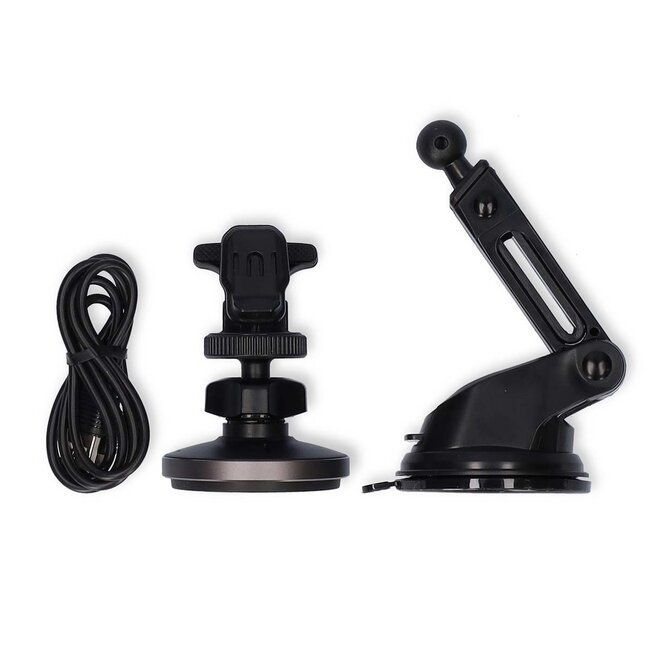 Nedis Smartphone Autohalterung | Fenster- & Lüftungshalterung | Kabelloses Laden | MagSafe