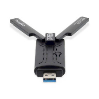 Nedis Netzwerk-Dongle | Wi-Fi AX5400 | 2,4/5/6 GHz Triple-Band | USB 3.0 | 5400 Mbps | Windows 10/11