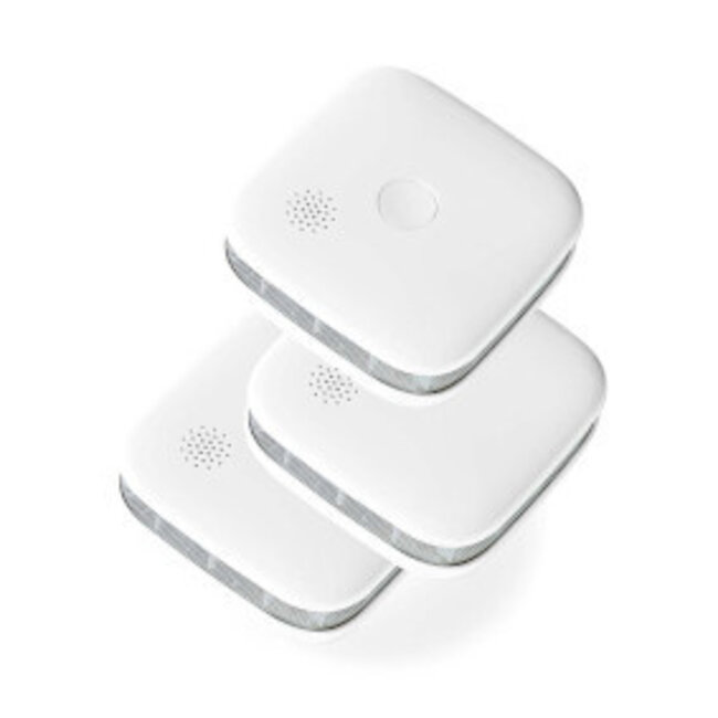 SmartLife Rauchmelder | WLAN | Batteriebetrieben | 10 Jahre Lebensdauer | EN 14604 | 24 Monate Batterielaufzeit | 85 dB | Weiß | 3 Stück